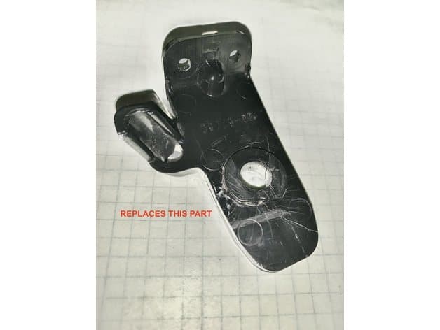 Top bracket for Kia Sedona headlight assembly (projection type) - image 3 of 5