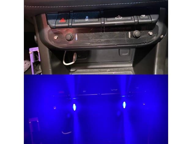 Photo of 2nd gen Canyon / Colorado useless-hole cover (for switch mounting and such!)