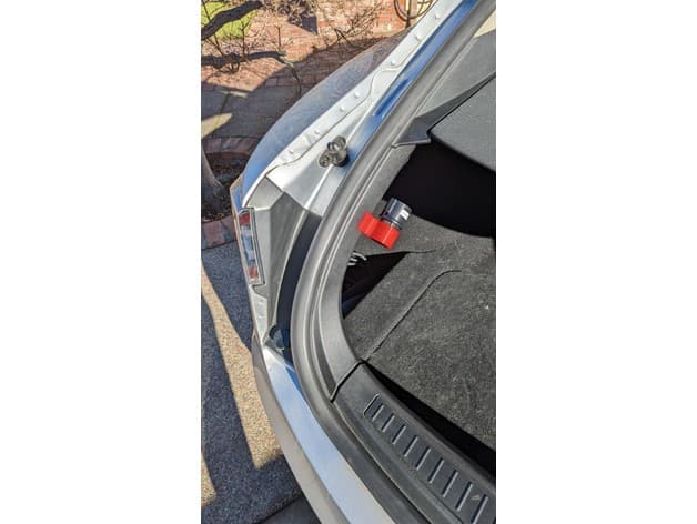 Tesla J1772 Adapter Model S (2015) Trunk Mount - image