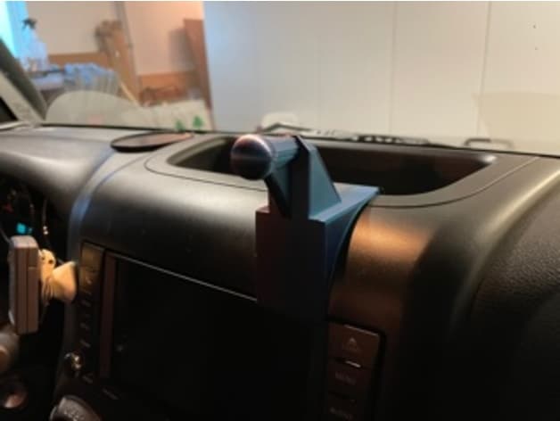 Jeep JKU (2016) 17 mm Ball mount for dashboard devices - image 3 of 6