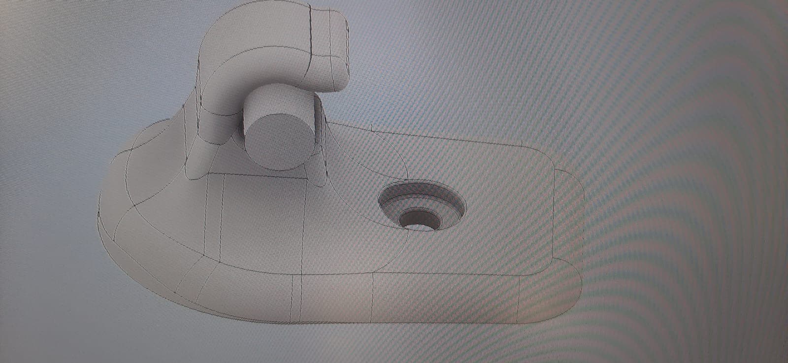 Jeep Cherokee CRD sun visor/blind mount clip. - image 3 of 4