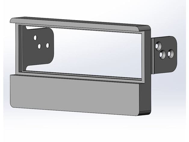 Ford [Explorer] Ranger Single DIN Aftermarket Stereo Trim - image 3 of 6