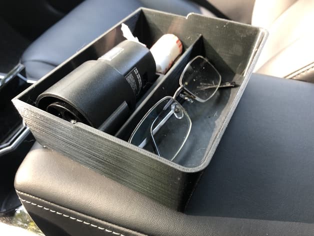Tesla Model 3 Tray w/J1772 storage slot - image 2 of 2