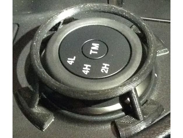 4H/2H rotary selector guard for 2019-2021 Ford Ranger - image 2 of 2