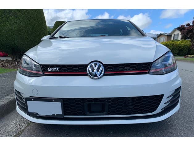MK7 GOLF GTI Licence Plate holder - image 4 of 5