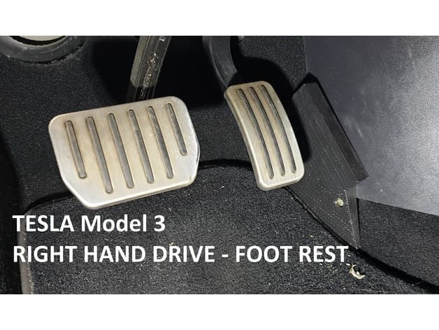 Tesla Model 3 RHD Foot Rest - image 5 of 5