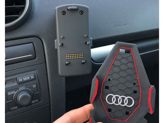 iPhone X adapter for old Audi phone cradle - image