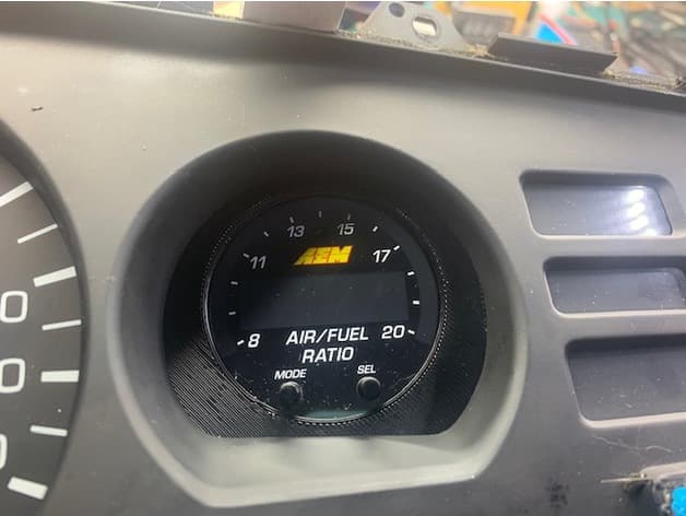 Toyota Supra Mk3 cluster's fuel gauge adapter for AEM x-series gauge - image 4 of 6