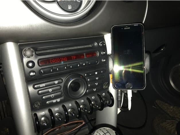Car Phone Holder Downtube for Mini Cooper S One R50 R52 R53 - image 2 of 6