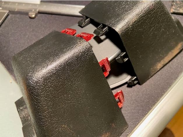Volvo 940 / 740 seat rail covers repair clips - image 2 of 2