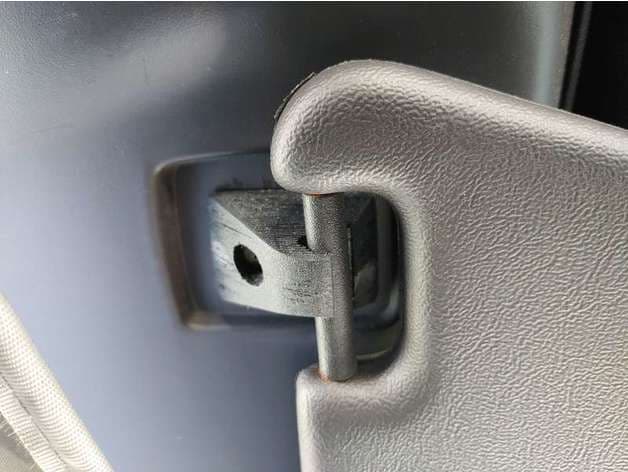 1998 Saab 900 sun visor clip - image 4 of 5