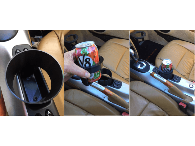 Cup holder for Porsche 986/996 with Ashtray Delete - image 4 of 4