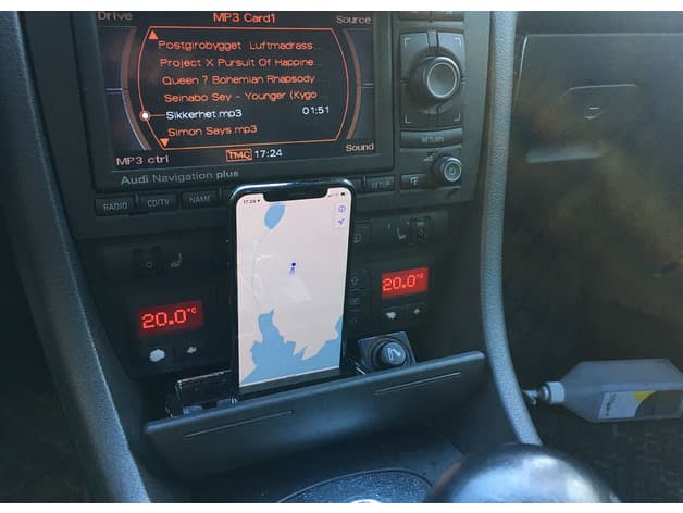Audi a6 c5 ashtray iPhone X holder - image 3 of 3