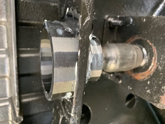 Toyota Tacoma spare tire crank lock guide - image 3 of 4