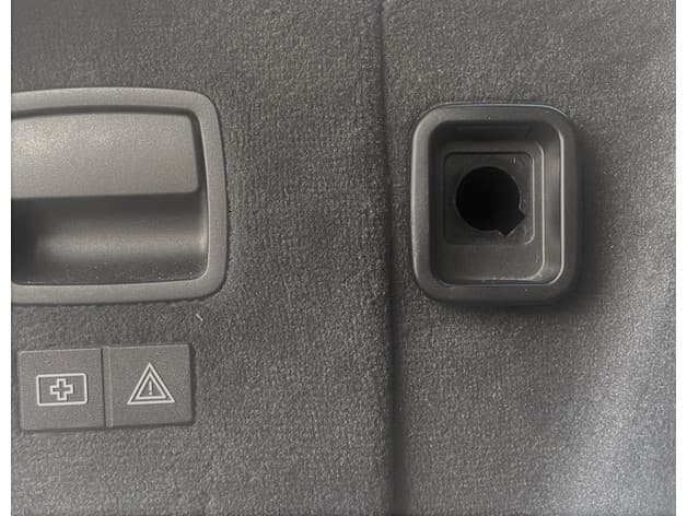 BMW 12v hole cover 2005-2013 - image 2 of 4