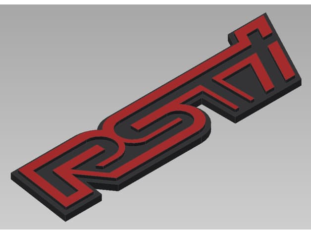 Photo of Subaru RSTi Logo/Badge