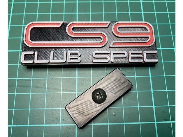 Subaru WRX CS9 Club Spec Badge - image 3 of 6