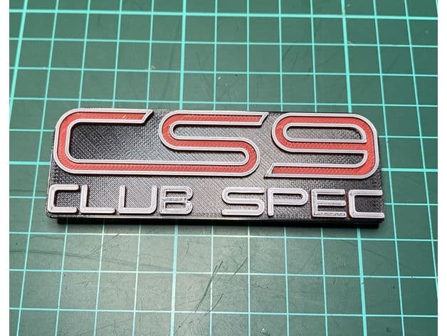 Subaru WRX CS9 Club Spec Badge - image 2 of 6