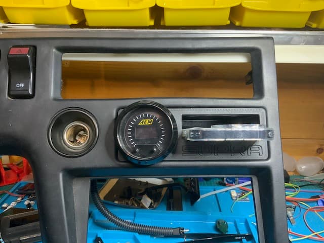 Photo of Toyota Supra MK3 Ashtray delete V2 (Gauge POD, pocket)