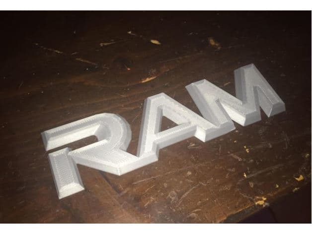 84 Dodge Ram Side Badge - image 3 of 3