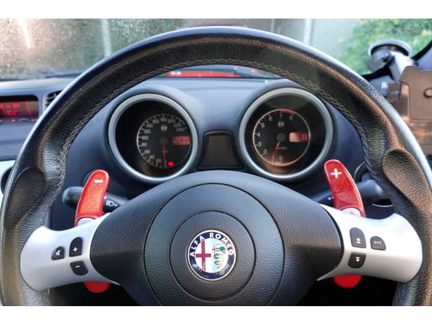 Photo of Alfa Romeo Selespeed Paddle Shifter Extensions