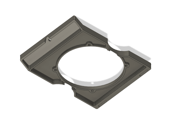 VW Bay Bus - Center Speaker Bracket - image 2 of 6