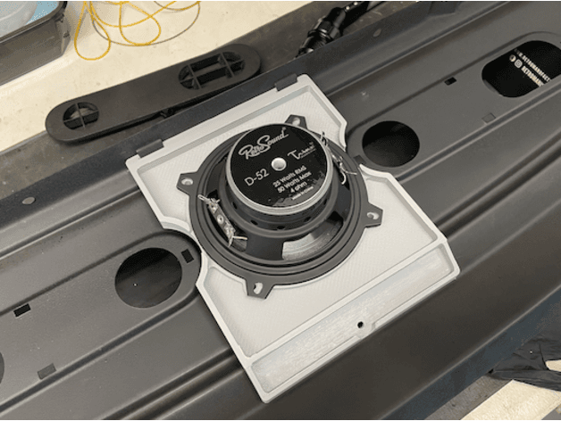 VW Bay Bus - Center Speaker Bracket - image 4 of 6