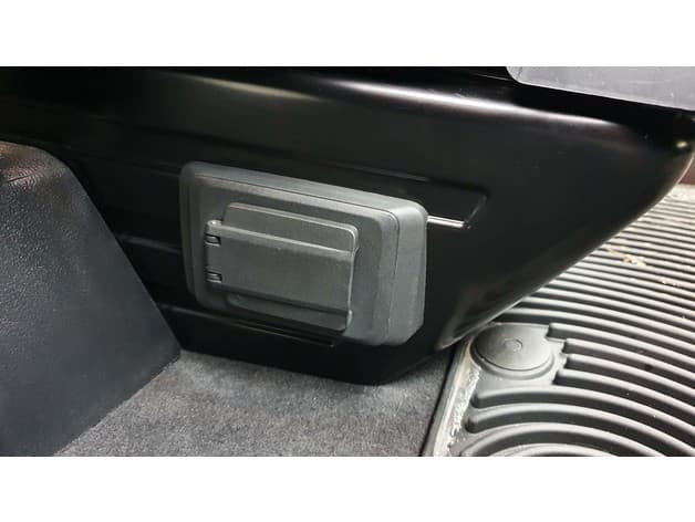 Drilling template for VW T6 inverter power outlet - image 4 of 5