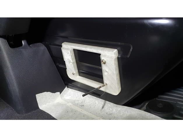 Drilling template for VW T6 inverter power outlet - image 5 of 5