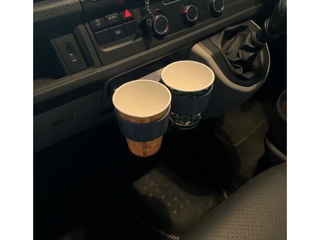 VW T6 Dash Centre Drink Holder Cubby Hole Insert - image 3 of 6