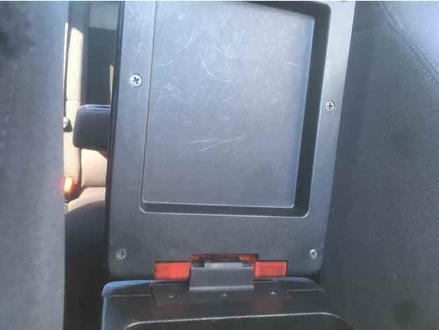 SUBARU LEGACY 2003-2009 hinge of console box upper half. - image 3 of 4