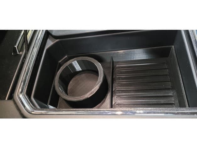 QI Charger Cup Holder Tray for Ford Superduty - image 2 of 5