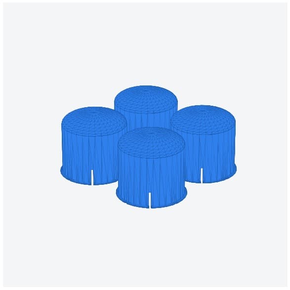 56 mm hub cap - image