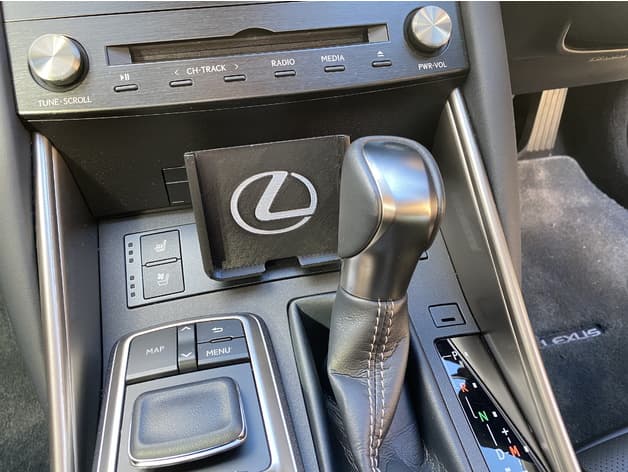 iPhone 11 Pro Max holder/mount for Lexus IS 300 (XE30, 2013+) - image