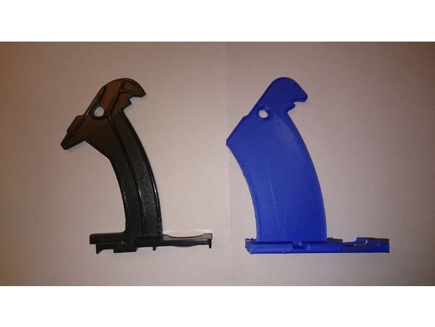 Photo of Saab 9-3 glove box bracket