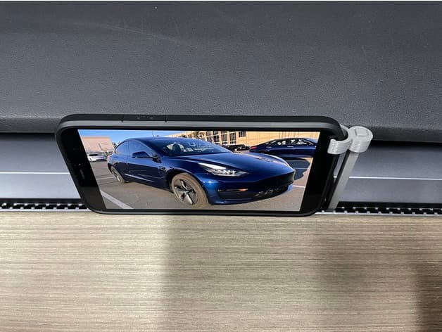 Tesla Minimalist Phone Clip - image