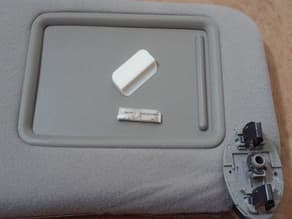 Photo of Toyota Camry Sun Visor Plastic Tab Replacement