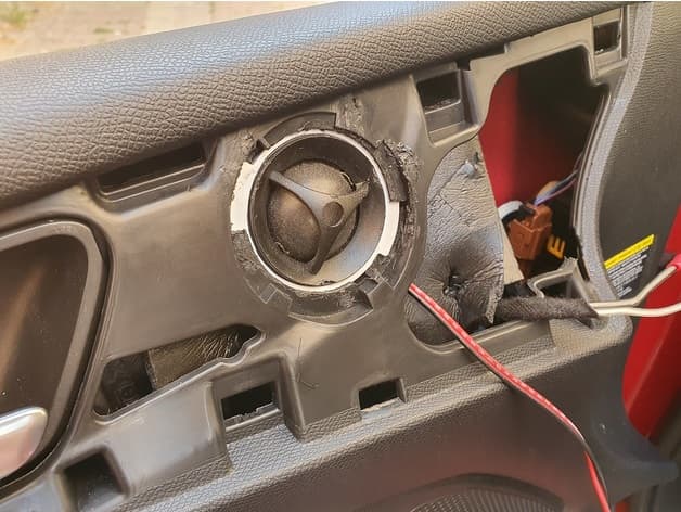 308 T9 tweeter adapter - image