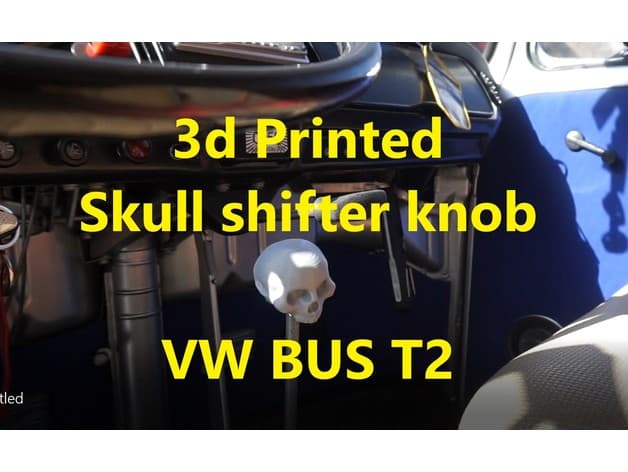 Photo of skull shifter knob vw bus