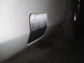mercedes w208 CLK Exterior Jack Tow Cover Trim Rear - image