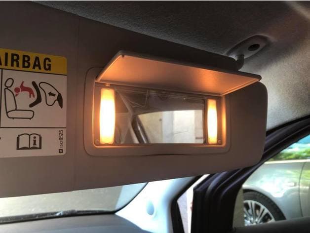 Photo of Opel (Vauxhall) Adam (Rocks) S makeup mirror light cover