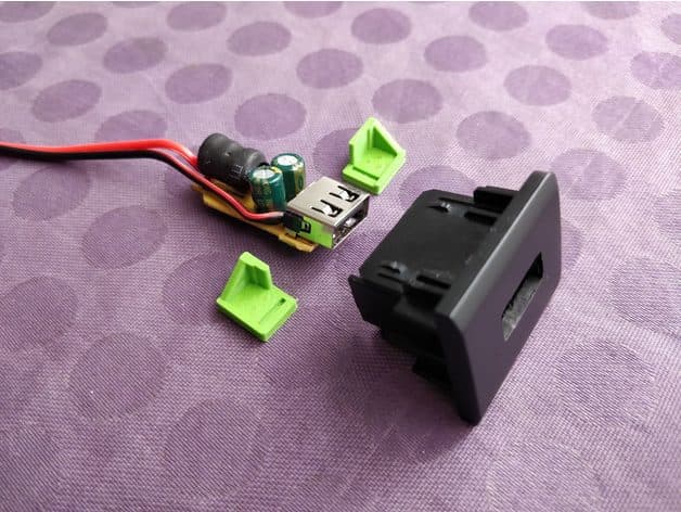 Prise USB pour VW T5 - USB outlet - image