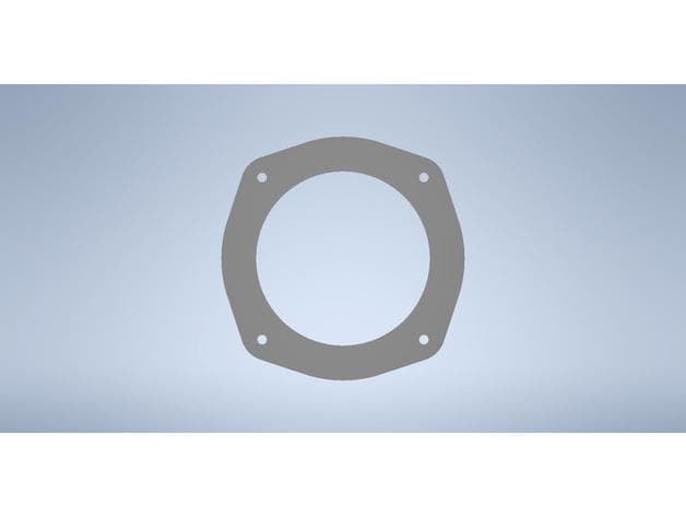 Passat B8 Rear door speaker adapter 5.25" - image