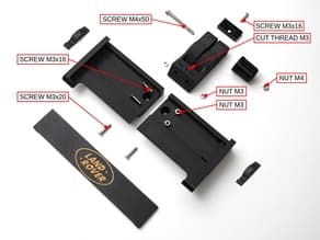 Photo of Land Rover Discovery 3 8" Tablet Holder