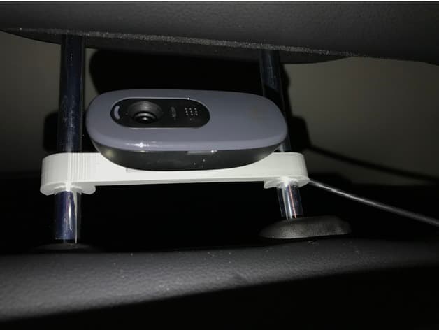 Logitech C270 Webcam Mount for Car Headrest Poles - image