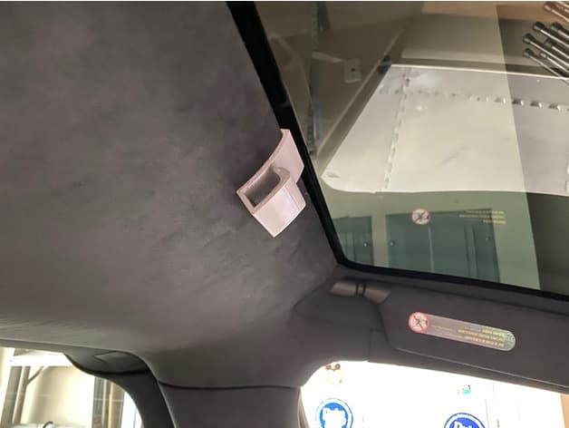 Photo of Sunglasses clip holder for Tesla Model X