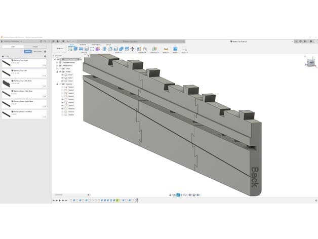 Tesla Model S Battery side mount base and cap - image