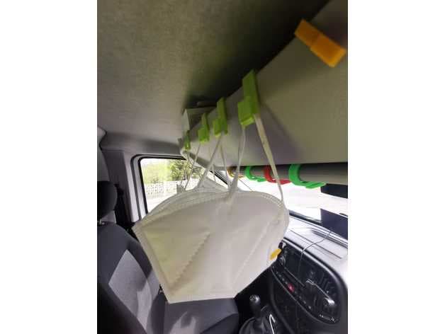 Facemask Holder for Head compartment - image