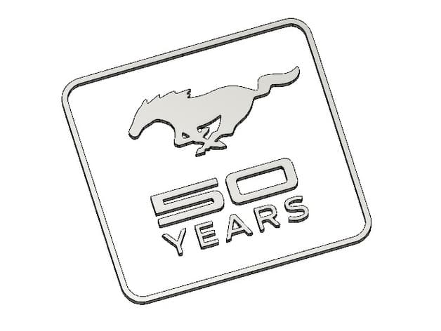 Photo of Ford Mustang 50 Year Special Badge