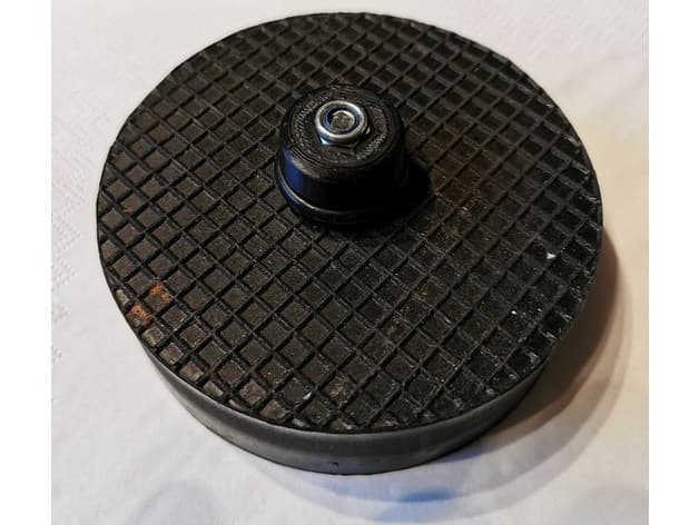 Tesla Model 3 jack pad hockey puck adaptor - image
